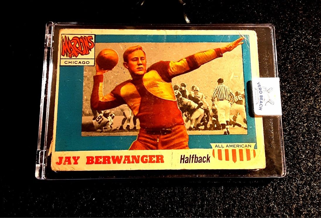 1955 Topps All American Jay Berwanger # 78  Genuine