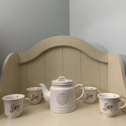 Tea Pot & Four Cups  🌸