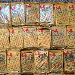 Vintage Football Cards Collection 360 Packs 2160  CARDS ENTIRE SEALED COLLECTION 360 FOIL PACKS 1990 FOOTBALL ACTION PACKED FOOTBALL TRADING CARDS.ROO