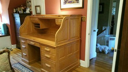 Oak desk