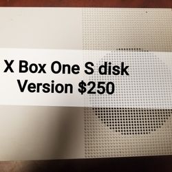 X Box ONE S DISK Version 
