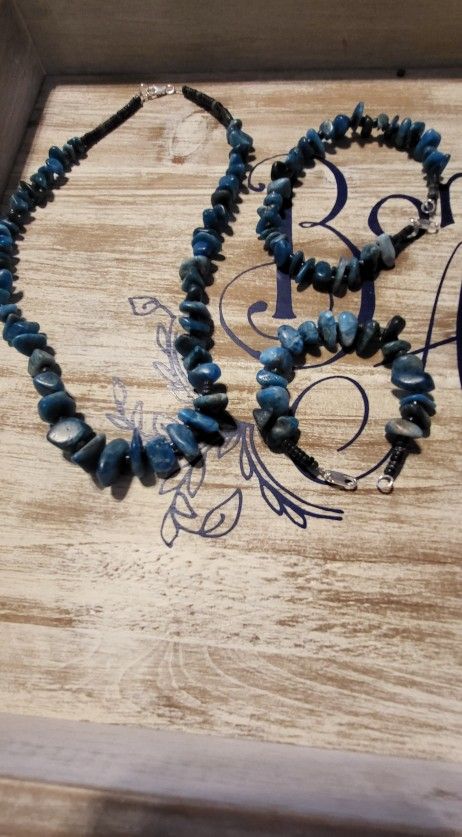 Blue Apatite Set