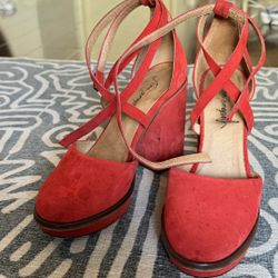 Free People Red Platforms