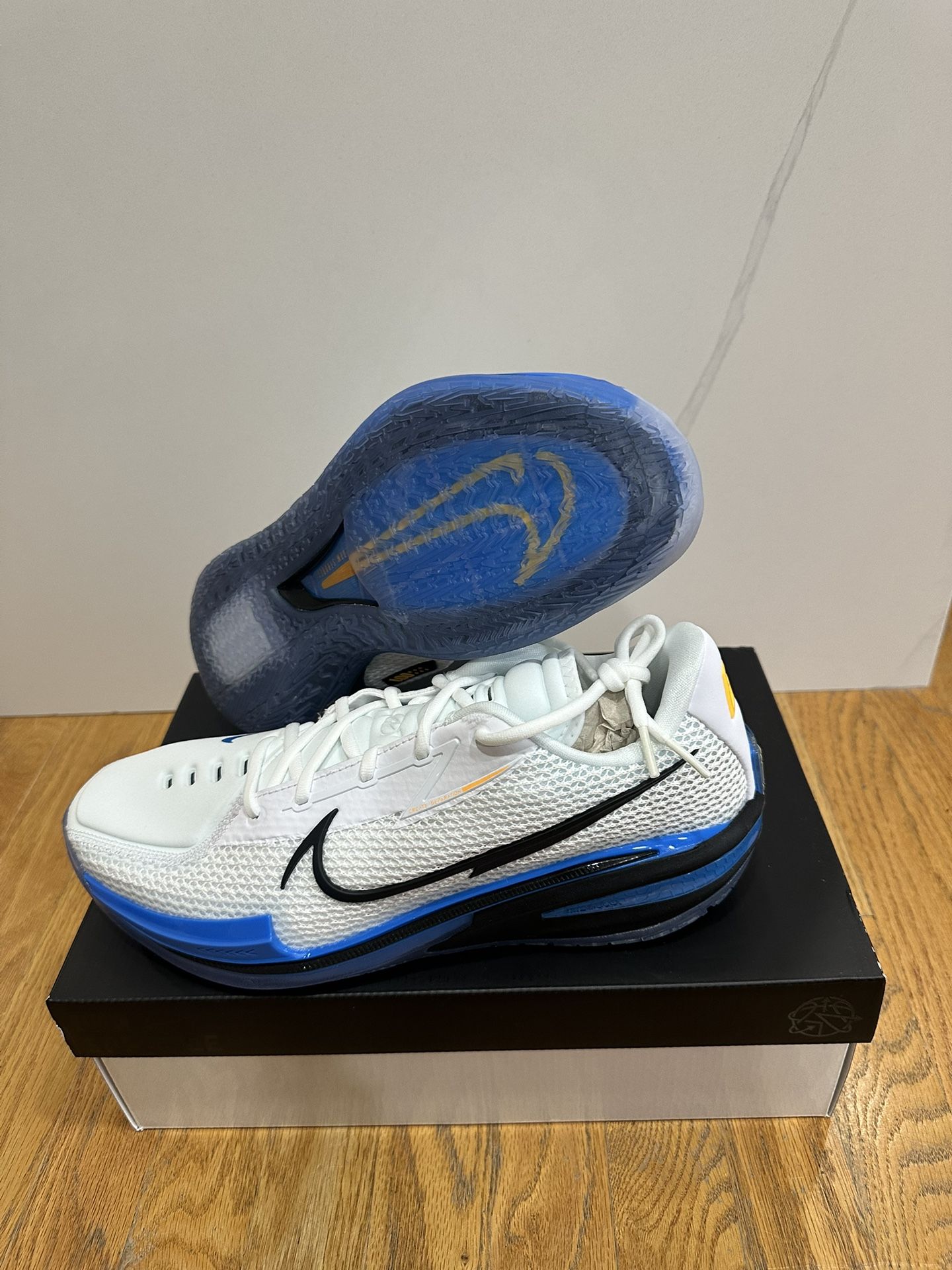 Nike Air Zoom G.T. Cut Basketball Shoes White/Photo Blue CZ0175-103 Size 12 Brand New