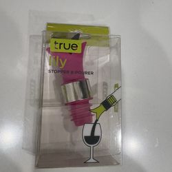 True Pink Stopper & Pourer