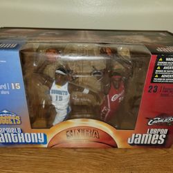 Lebron James Carmelo Anthony McFarlane Dual 2 Pack