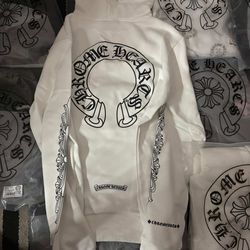 Chrome hoodie (white)