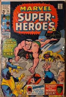 Marvel Super-Heroes #25 Comic Book