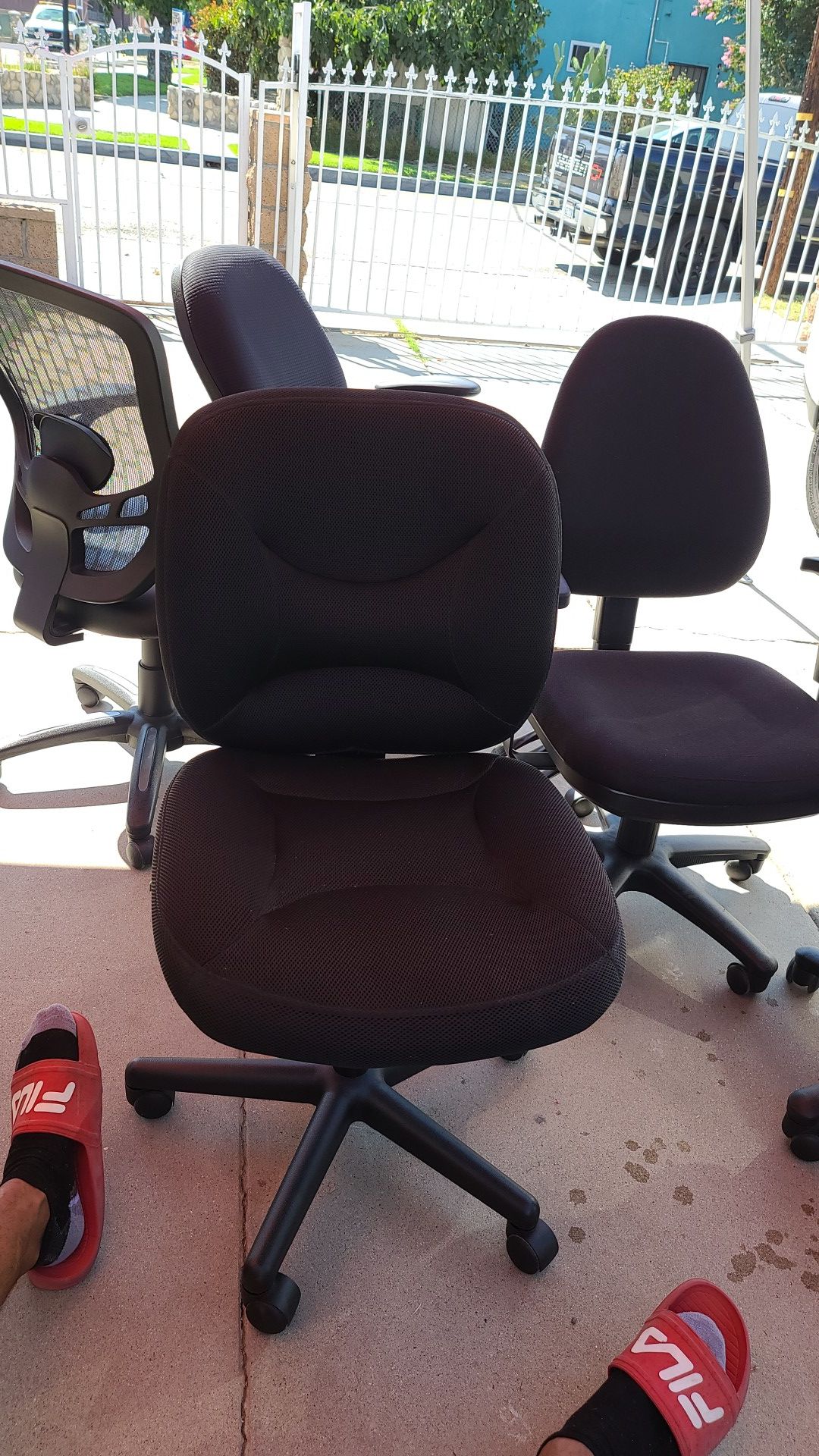 Office chair armless