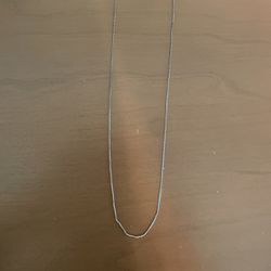 Sterling Silver Snake Chain Necklace 18” Long