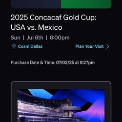 Mexico Vs USA at The Cosm