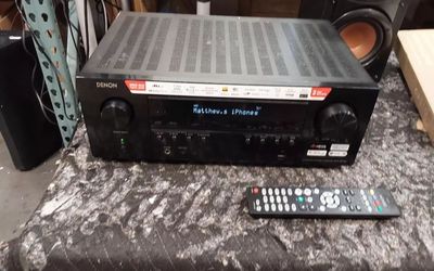 Denon AVR-S970H 7.2 Channel AV Receiver with DTS Virtual:X and Dolby Atmos 