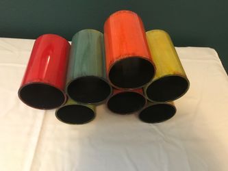 Pier 1 Import colorful metal wine holder