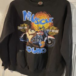 Vintage Harley-Davidson Muscle Bound Sweatshirt Large  $35 Located Mount Dora Fla 32757