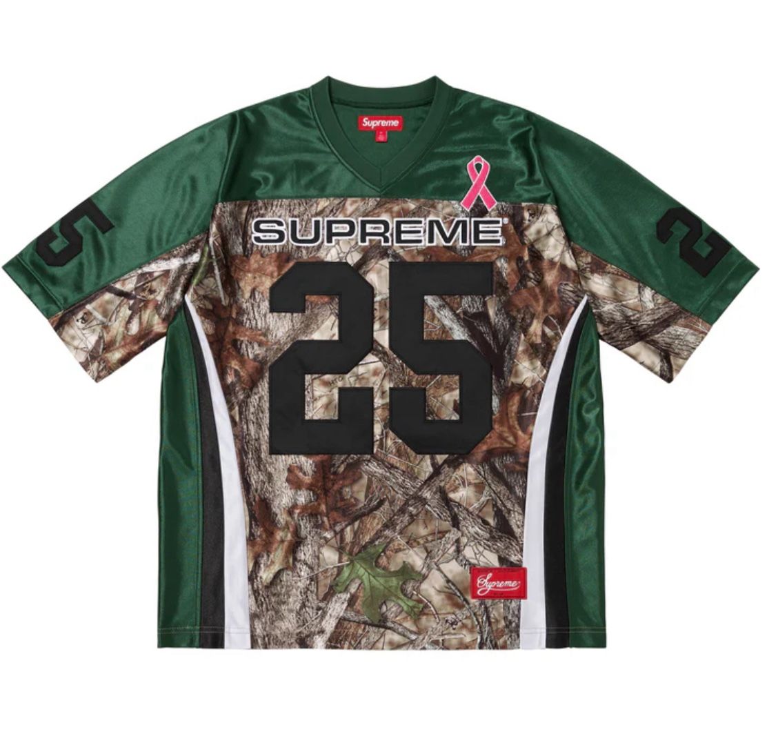 Supreme Breast Cancer Awareness Football Jersey Green 