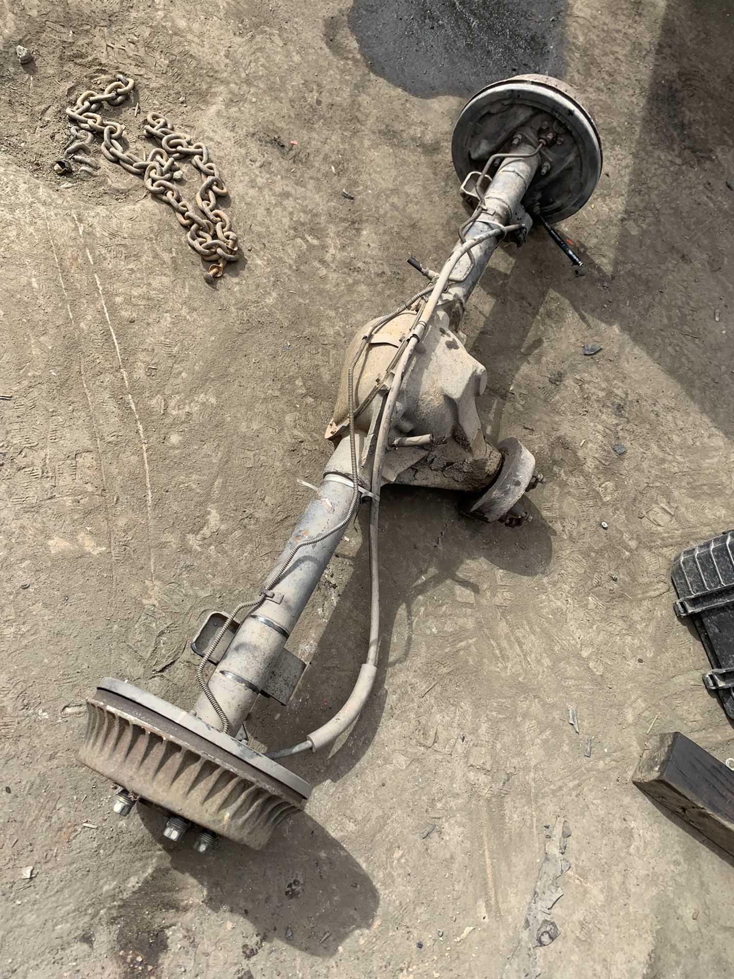 Rear end out of Chevy S 10 pick up