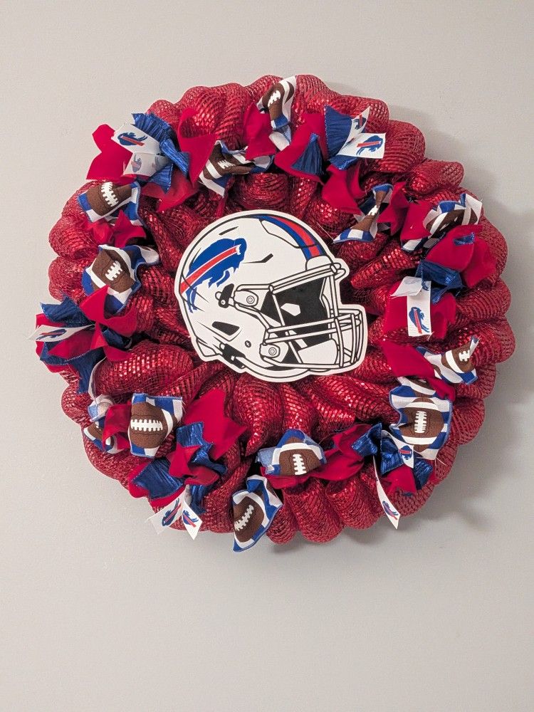 Buffalo Bills Wreath Go Bills