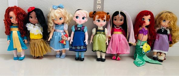 Disney Animator's Collection 16” Dolls Set of 8