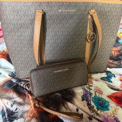 Michael Kors purse and wallet