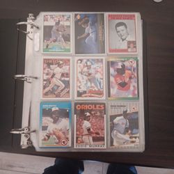 Baseball Cards Folder 