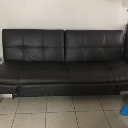Leather Sofa Bed