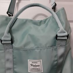Floless Workshop Limited Edition Travel Duffle Bag by Camill Emma, Inc., New, Medium Blue 