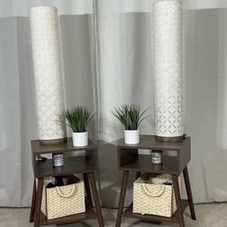 MCM Bed Side Tables / Nightstands/ End Tables (2) IDEAL FOR SMALL PLACE!