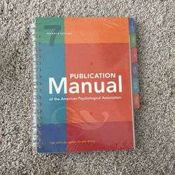 Publication Manual Of The American Psychological Association