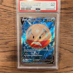ELECTRODE V Lost Origin Holo Rare #172 PSA 9 Pokemon 