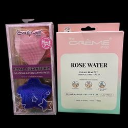 NEW The Creme Shop Face care Bundle of 2 - 5 Face Masks & 2 Exfoliating Pads