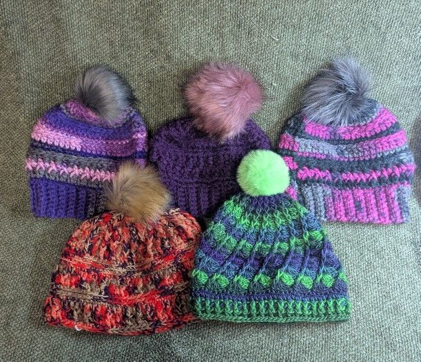 Handmade Teen/Adult Crochet Winter Hats