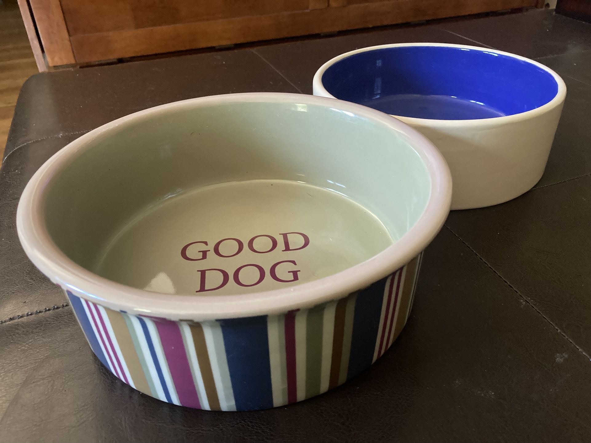 Ceramic Dog Bowl Set