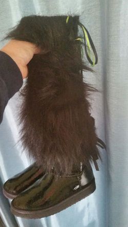 Custom made boots for spider costume size 12