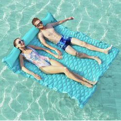 Giant Inflatable Floating Mat - Pool Float Lake Float Raft Lounge Floating Water Mat for Swimming Pool Floatie Lounger Pool Party Toy Adults Kids