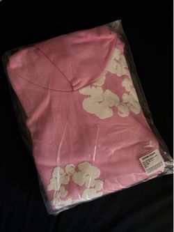 DENIM TEARS THE COTTON WREATH SWEATSHIRT POWDER PINK / HOODIE / SIZE LARGE MEN / BRAND NEW / NWT /  DEADSTOCK