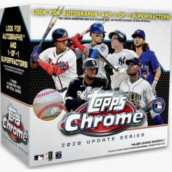 2020 Topps Chrome Update Baseball Mega Box Brand New Sealed