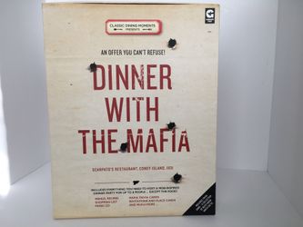 Dinner With The Mafia “Scarpato’s Restaurant Coney Island 1931” Dinner Party Kit