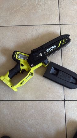 Ryobi Brushless Mini Chainsaw 8 Inch Like New $45