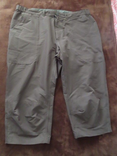 Patagonia borderless Capri Knickers Mens 2XL Hiking Outdoor Brown