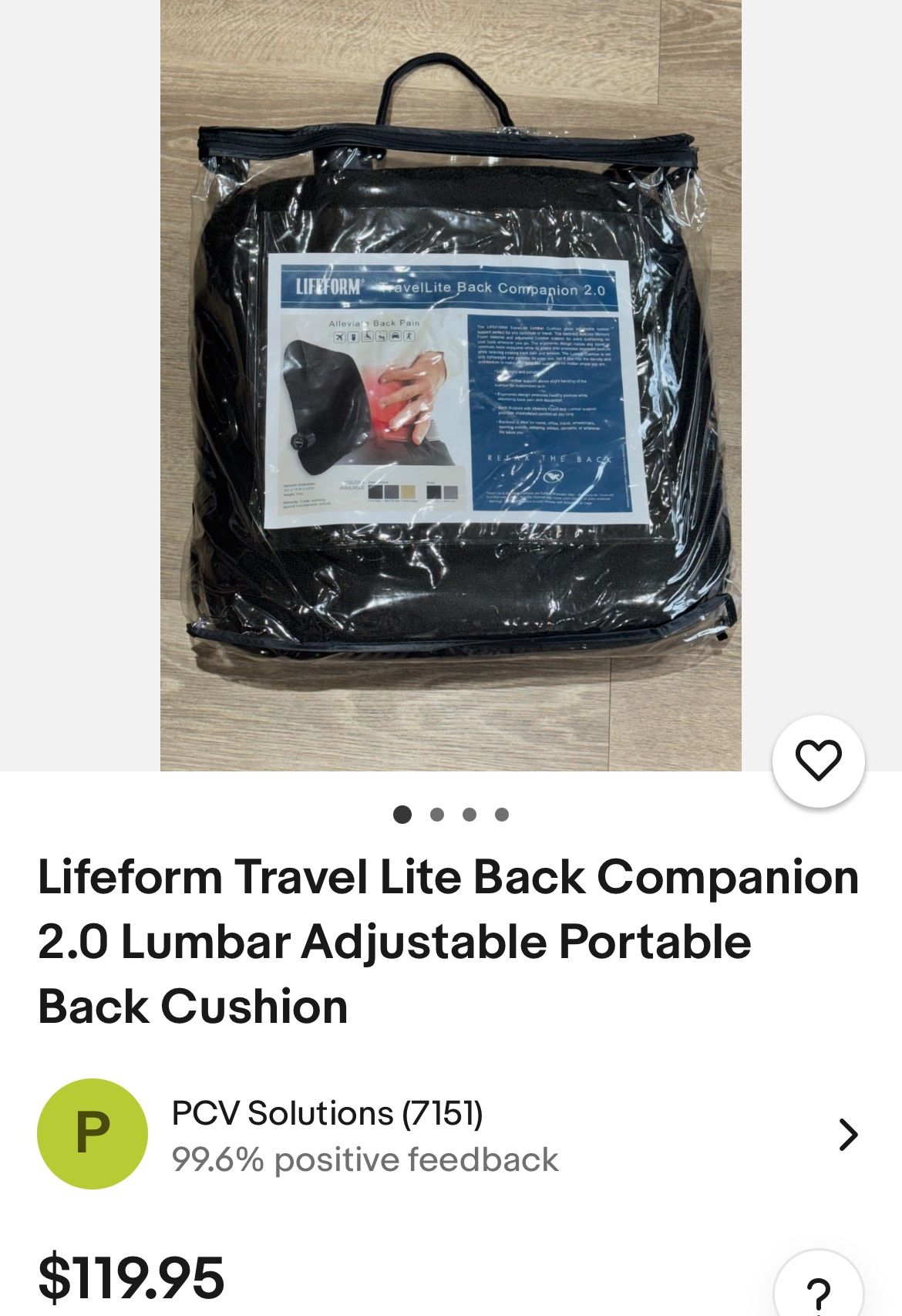 Lifeform Travellite Back Companion