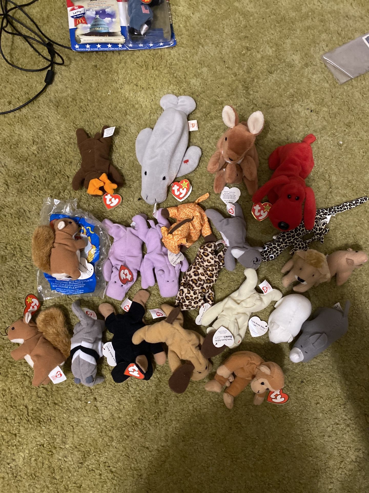 teenie beanie babies lot Of 13 Plus 3 12” Beanie Babies And Freebies McDonald’s.