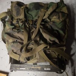 Military Backpack With Frame