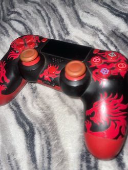 PS4 Red Dragon Custom Controller