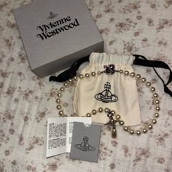 Vivienne Westwood Pearl Orb Necklace
