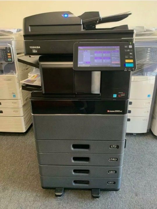 Toshiba e-Studio 3505ac Low Meter, Finisher Included Color Copier Printer Scan