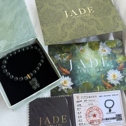 Real Hello Kitty Jade Bracelet 