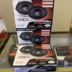 Power Acoustic Car Audio  5x7 6x8 Car Stereo Speakers . 500 watts  Flash Sale $35 A Pair While They Last . New 