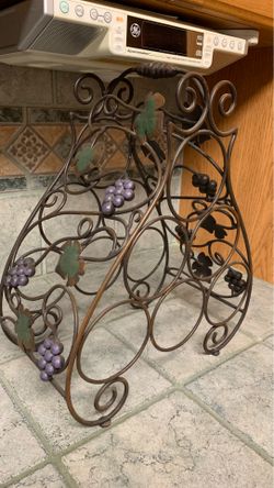 Wine rack for 6 bottles