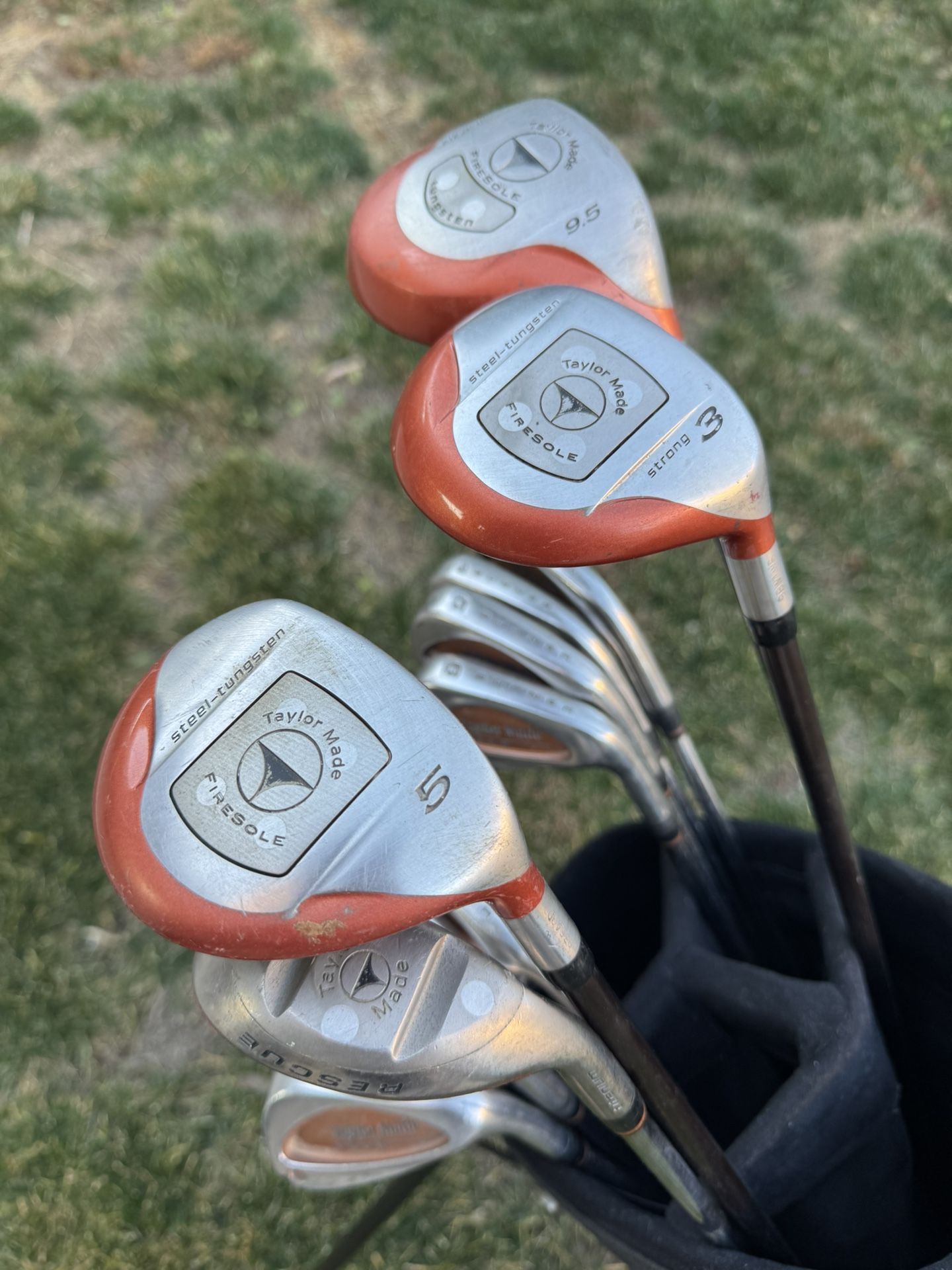 Vintage TaylorMade Golf Clubs Bag