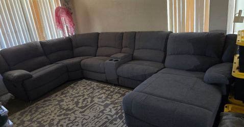 Abbyson living Fletcher Reclining Sectional.